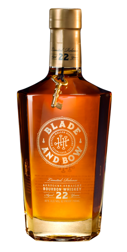 Blade and Bow 22 years whiskey bottle